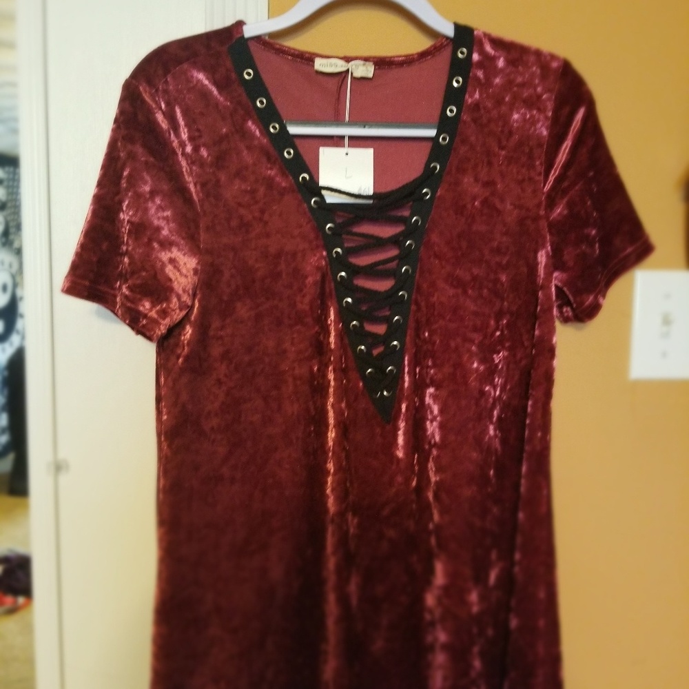 Crushed Velvet Dress/Blouse